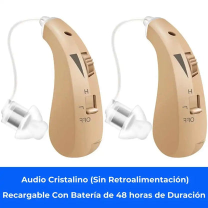 ClarityPro - Apparecchi acustici ricaricabili (Offerta speciale - ACQUISTANE 1 E RICEVINE UN ALTRO GRATIS)