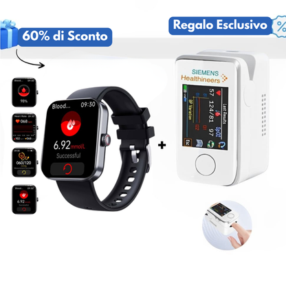 Misuratore multifunzione della glicemia + Orologio Monitor – ACQUISTANE 1 E RICEVINE UN ALTRO GRATIS