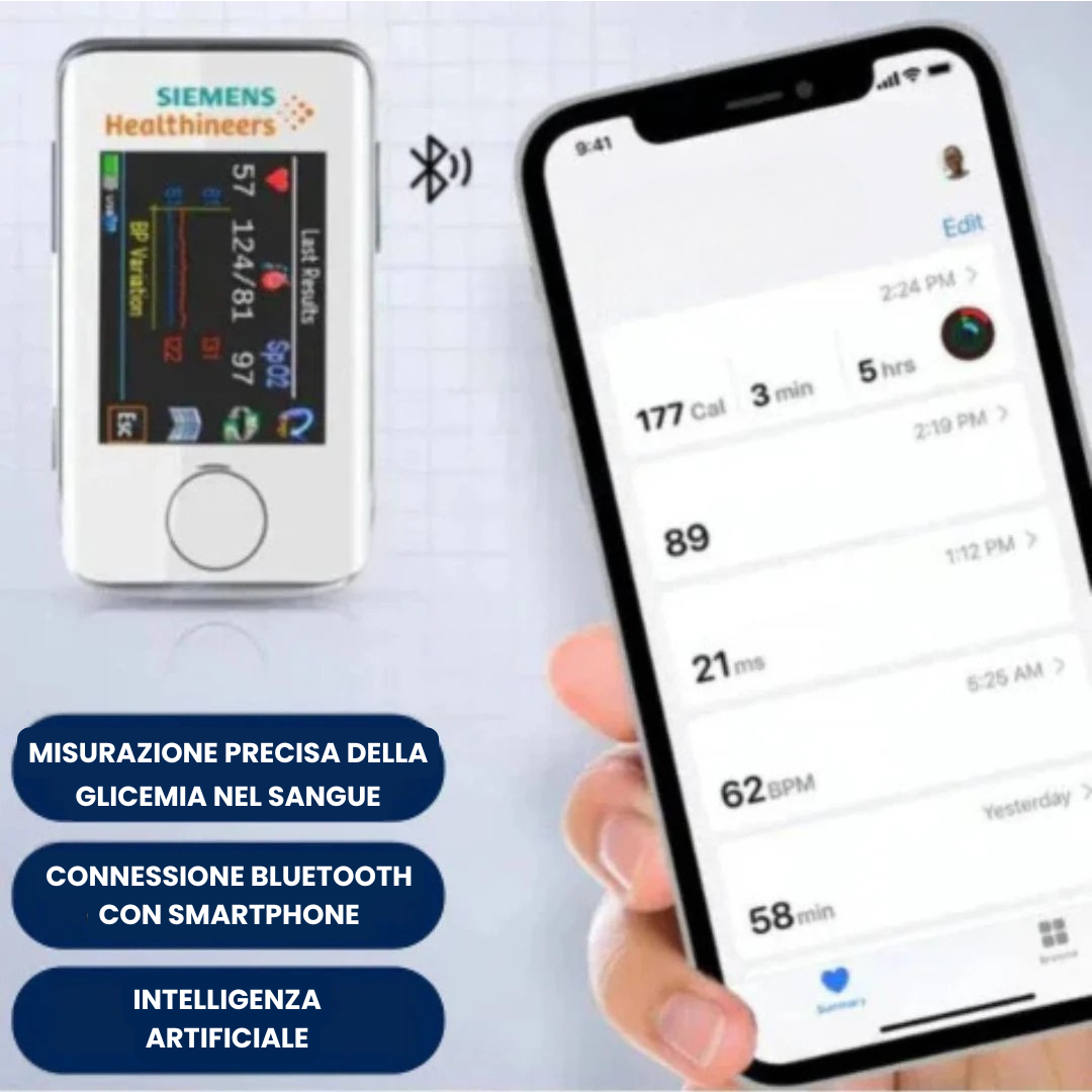 Misuratore multifunzione della glicemia + Orologio Monitor – ACQUISTANE 1 E RICEVINE UN ALTRO GRATIS