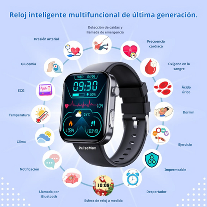 (Super Promozione) Orologio Intelligente con Misuratore di Glicemia, Frequenza Cardiaca, Funzioni Telefoniche e altro ancora